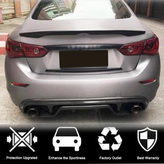 Achterbumper diffuser V3 (voor Q50 Base/Sport 2014-2017, carbon) Infiniti Q50/Q60 2013–2024 foto 2