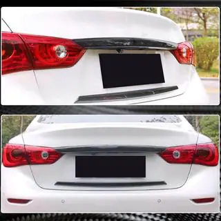 Carbon achterklep sierlijsten (voor Q50 Base/Sport 2014-2017, Carbon) Infiniti Q50/Q60 2013–2024 foto 4