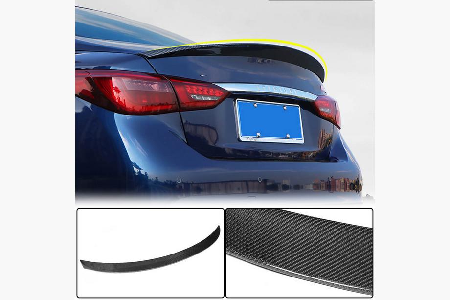 Infiniti Q50/Q60 2013–2024 V7 spoiler (voor Q50, carbon) Image