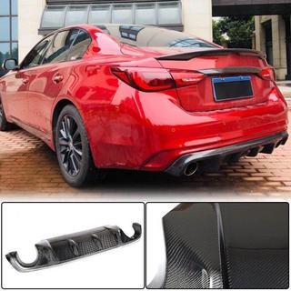 Achterbumper diffuser V2 (voor Q50 Base/Sport 2018-2023, carbon) Infiniti Q50/Q60 2013–2024 foto 1
