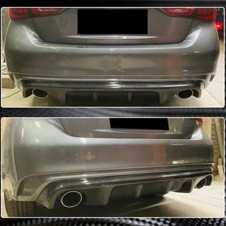 Achterbumper diffuser V2 (voor Q50 Base/Sport 2018-2023, carbon) Infiniti Q50/Q60 2013–2024 foto 4
