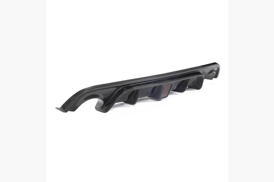 Infiniti Q50/Q60 2013–2024 V4 achterbumperdiffuser (voor Q50 Base/Sport 2014-2017, carbon) Foto 2