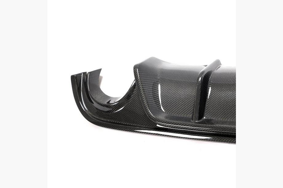 Infiniti Q50/Q60 2013–2024 V4 achterbumperdiffuser (voor Q50 Base/Sport 2014-2017, carbon) Foto 7