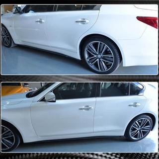 Sideskirts V2 (voor Q50, carbon) Infiniti Q50/Q60 2013–2024 foto 3