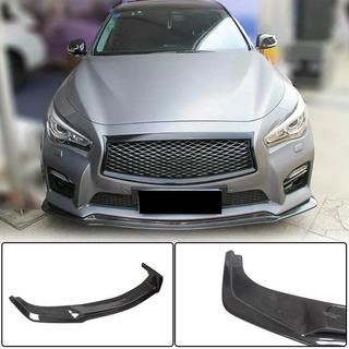 Voorbumper lip Lip V1 (voor Q50 Sport 2014-2017, carbon) Infiniti Q50/Q60 2013–2024 foto 1