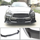 Infiniti Q50/Q60 2013–2024 Frontbumper lip Lip V2 (voor Q50 Sport 2018-2022, carbon) foto 2