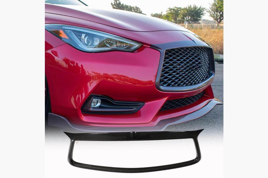 Infiniti Q50/Q60 2013–2024 Carbon grille-omlijsting (voor Q60 2016-2022, Carbon) Image