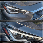 Infiniti Q50/Q60 2013–2024 Koplamp wenkbrauwen (voor Q60 2016-2022, carbon) foto 5