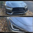 Infiniti Q50/Q60 2013–2024 Koplamp wenkbrauwen (voor Q60 2016-2022, carbon) foto 6