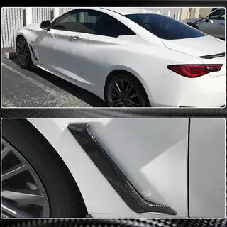 Carbon voorspatbordkappen (voor Q60 2016-2022, carbon) Infiniti Q50/Q60 2013–2024 foto 4