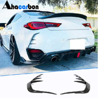 Infiniti Q50/Q60 2013–2024 Achterbumper afdekkappen (voor Q60 2016-2022, carbon) foto 1