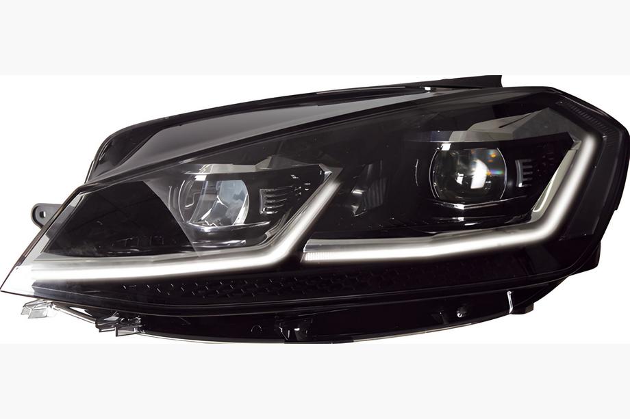 Volkswagen Golf 7/E-Golf 2012–2020 Koplampen voor met modules Silver FullLed Style (2012-2017, set van 2) Image