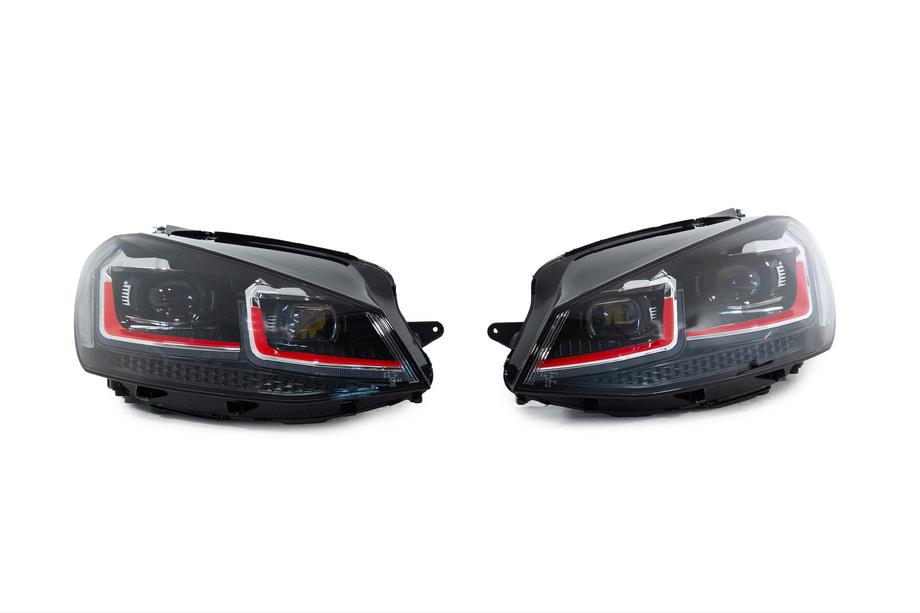 Volkswagen Golf 7/E-Golf 2012–2020 Koplampen voorzijde Red FullLed (2012-2017, zonder regeleenheden, 2 st.) Foto 2