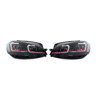 Koplampen Red (2017-2020, 2 st.) Volkswagen Golf 7/E-Golf 2012–2020 foto 2