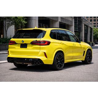Achterbumper met diffuser in X5M F95-stijl foto 2