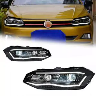 Koplampen Full LED Silver (2 stuks)