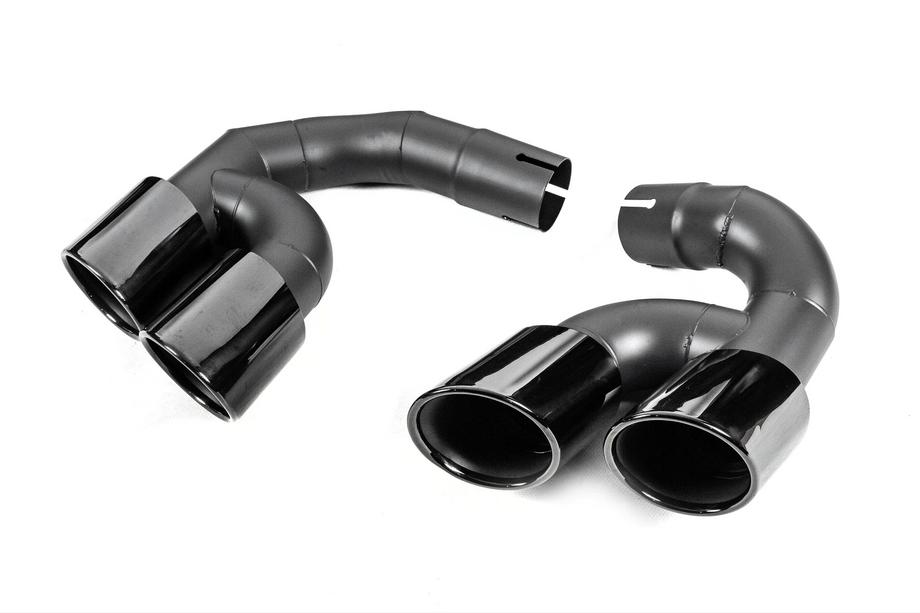 BMW X5 G05 2019–2026 Uitlaatsierstukken V3 Black in X5M F95-stijl Foto 3