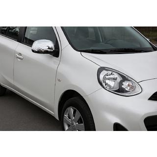 Spiegelkappen (2 stuks, ABS) Nissan Micra K13 2011–2016 foto 1