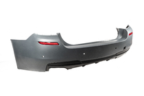 BMW 5 Serie F10/F11 2010–2016 Achterbumper met M-Performance diffuser (voor F10, voor dubbel uitlaatsysteem aan één zijde) foto 3