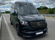 Mercedes Sprinter W907/W910 2018– Panamericana GT Chrome Premium V2 grille voor (met frame) foto 3