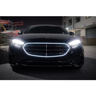 Voorgrille in W223 AMG-Line-stijl met LED foto 1