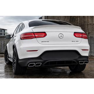 Achterdiffuser met uitlaatsierstukken Silver (AMG63-design) foto 2