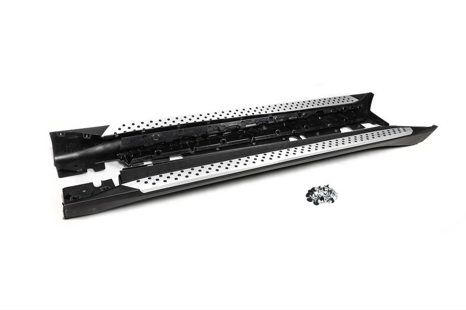 BMW X6 E71 2008–2014 Originele side steps (2 st., aluminium) Image