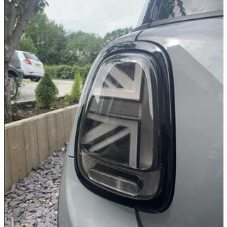 LED-achterlichten in Union Jack-stijl, zwart (2 stuks) Mini Cooper F55/56/57 2014–2023 foto 1