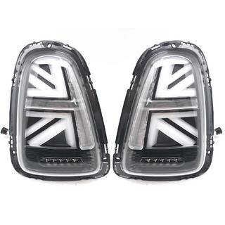 LED achterlichten in Union Jack-stijl Black V-2 (2 stuks) Mini Cooper R56/57 2006–2014
