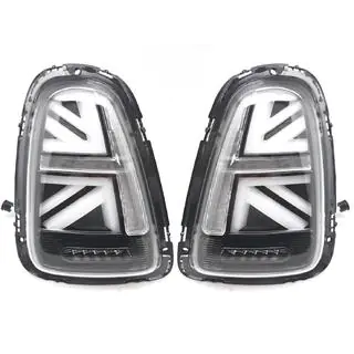 LED achterlichten in Union Jack-stijl Black V-2 (2 stuks) Mini Cooper R56/57 2006–2014