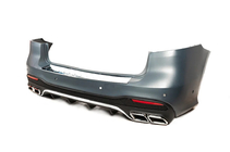 Mercedes GLE/ML-klasse W166 2011–2018 Achterbumper met diffuser GLE63 AMG (voor GLE) foto 3