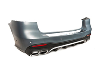 Mercedes GLE/ML-klasse W166 2011–2018 Achterbumper met diffuser GLE63 AMG (voor GLE) foto 2
