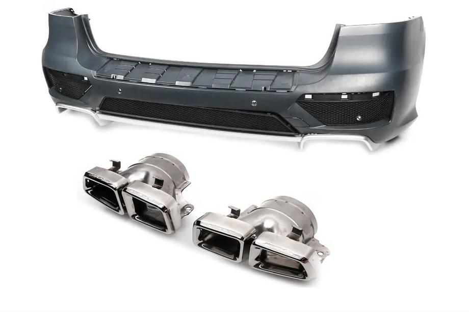 Mercedes GLE/ML-klasse W166 2011–2018 Achterbumper compleet (AMG ML63-stijl, voor ML) Foto 1