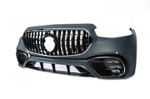 Mercedes S-class W223 2020– AMG S63 voorbumper compleet gemonteerd foto 3