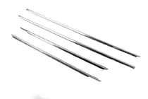 Toyota Hilux 2006–2015 Raamomlijsting (4 stuks, RVS) foto 3