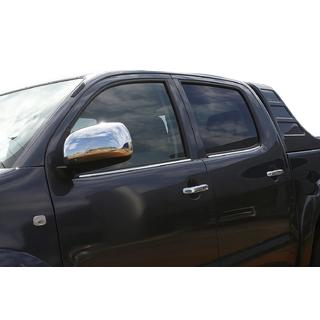 Raamomlijsting (4 stuks, RVS) Toyota Hilux 2006–2015 foto 1