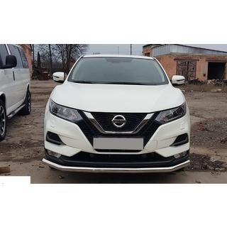 Frontbescherming ST008 (2017-2021, RVS) Nissan Qashqai 2014–2021 foto 1