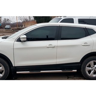 Side bars (2017-2021, 2 st., RVS) Nissan Qashqai 2014–2021 foto 3