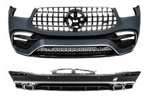 Mercedes GLE W167 2018– AMG GLE63 bodykit (met achterdiffuser) foto 1