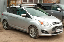 Ford C-Max/Grand C-Max 2010–2019 Dakdrager-dwarsbalken voor glad dak (2 stuks, Asaf V4) foto 5