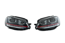 Volkswagen Golf 7/E-Golf 2012–2020 Koplampen vóór Red-V2 (2012-2017, dynamische richtingaanwijzers, 2 stuks) foto 3