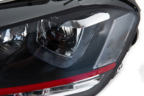 Volkswagen Golf 7/E-Golf 2012–2020 Koplampen vóór Red-V2 (2012-2017, dynamische richtingaanwijzers, 2 stuks) foto 11