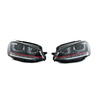 Koplampen vóór Red-V2 (2012-2017, dynamische richtingaanwijzers, 2 stuks) Volkswagen Golf 7/E-Golf 2012–2020 foto 3