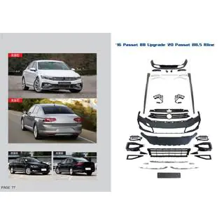 Faceliftset voor R-Line 2020+ Volkswagen Passat B8 2015–2023