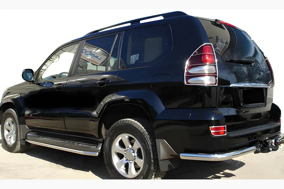 Toyota Land Cruiser Prado 120 2002–2009 Achterhoeken AK003 (2 st., RVS) Image