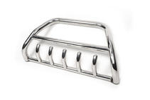 Toyota Land Cruiser Prado 120 2002–2009 Lage bullbar WT003 (RVS) foto 2