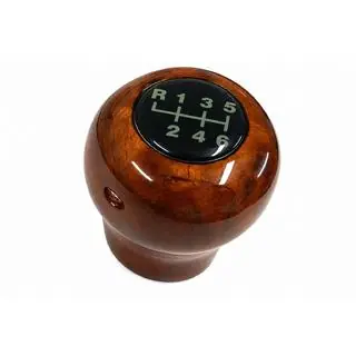 Houten pookknop foto 1