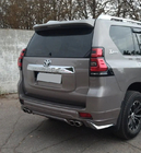 Toyota Land Cruiser Prado 150 2009–2023 Achterbumperdiffuser Modelista V3 (2017-) Witte kleur foto 2