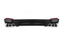 Toyota Land Cruiser Prado 150 2009–2023 Achterbumperdiffuser Modelista V3 (2017-) Witte kleur foto 1