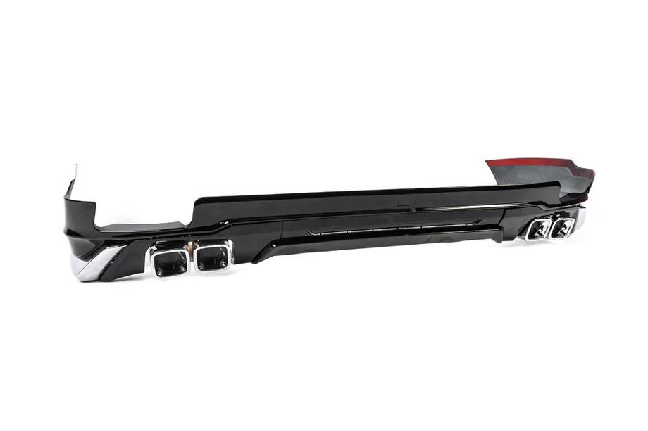 Toyota Land Cruiser Prado 150 2009–2023 Achterbumperdiffuser Modelista V3 (2017-) Zwarte kleur Foto 3